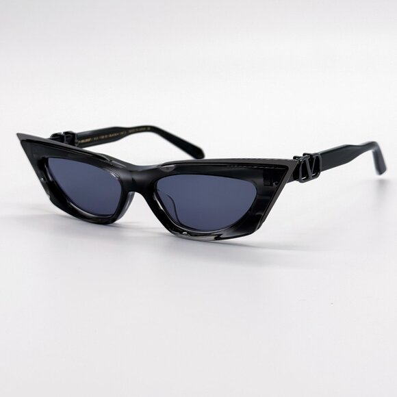 NEW VALENTINO V-GOLDCUT VLS-113B BLACK WOMEN CAT EYE SUNGLASSES VALENTINO main image 9